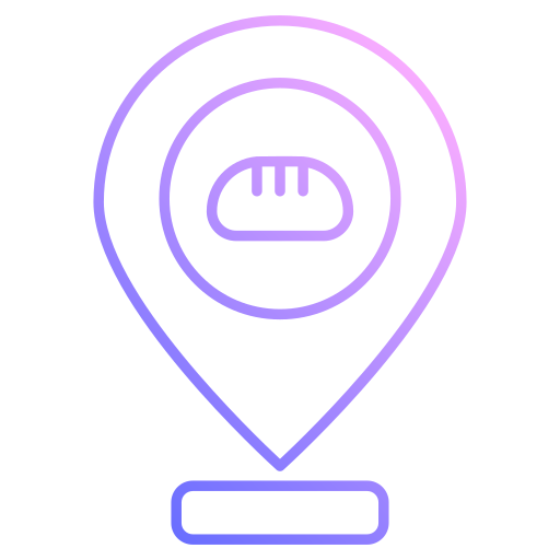 ubicación Generic gradient outline icono