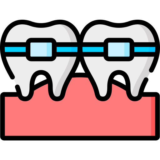 aparat ortodontyczny Special Lineal color ikona