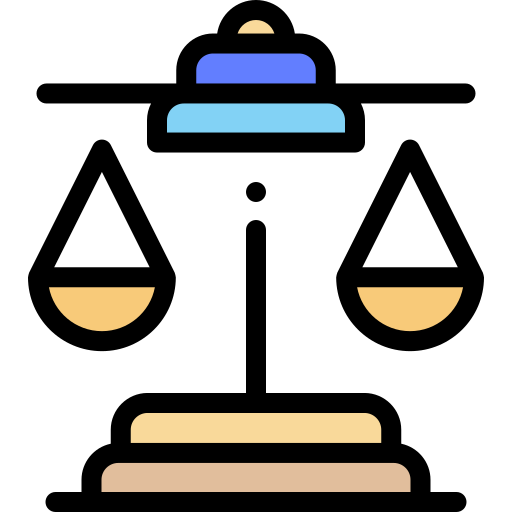 균형 Detailed Rounded Lineal color icon