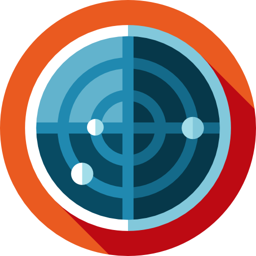 sonar Flat Circular Flat icon
