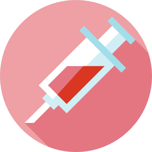 szczepionka Flat Circular Flat ikona