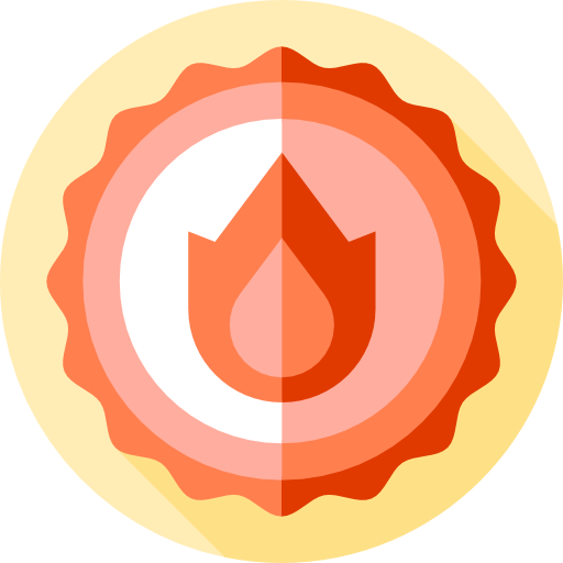 Badge Flat Circular Flat icon