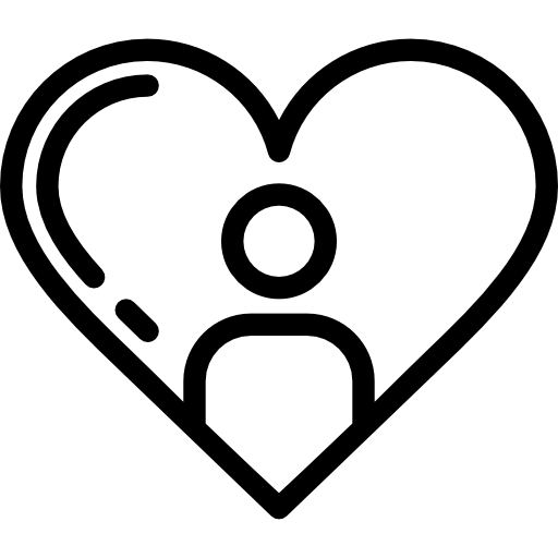 corazón Detailed Rounded Lineal icono