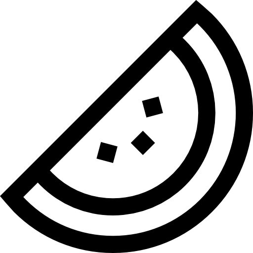 wassermelone Basic Straight Lineal icon
