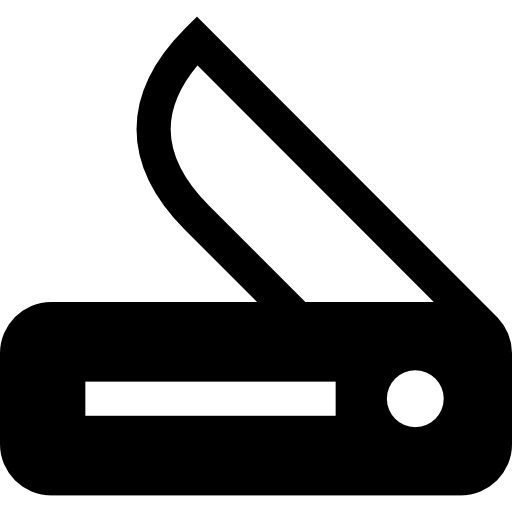 klappmesser Basic Straight Filled icon