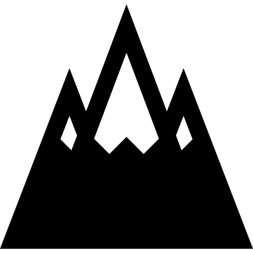montagne Basic Straight Filled icona