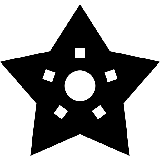 estrela do mar Basic Straight Filled Ícone