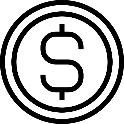 Монета Detailed Straight Lineal иконка