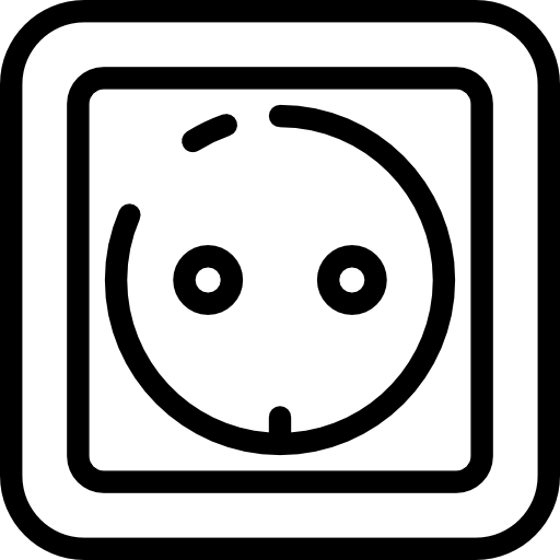 소켓 Detailed Rounded Lineal icon