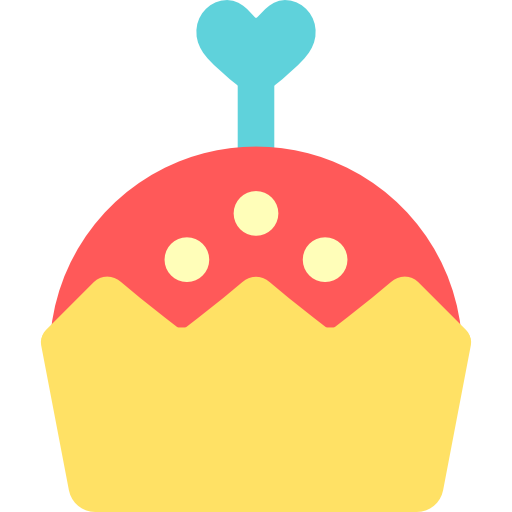 cupcake Basic Straight Flat Icône