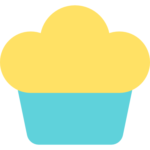 컵케익 Basic Straight Flat icon