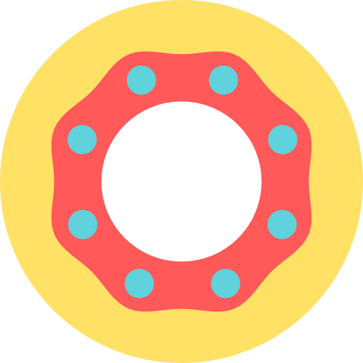 도넛 Basic Straight Flat icon