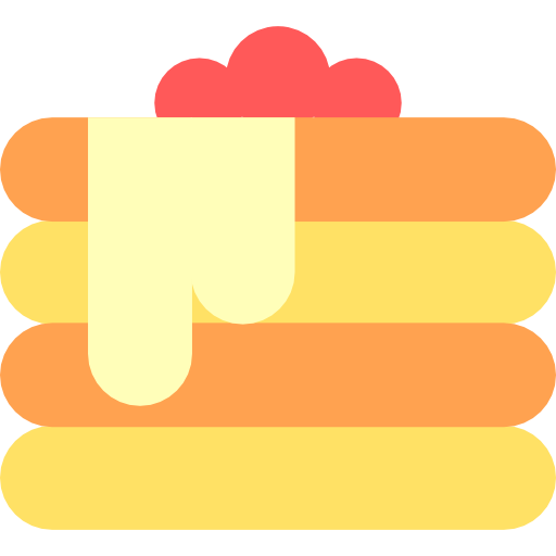 팬케이크 Basic Straight Flat icon