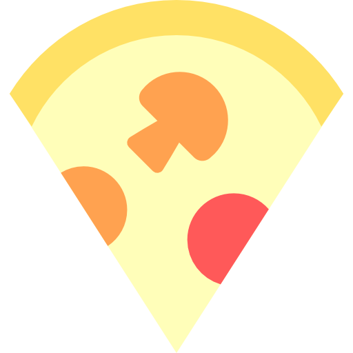 ピザ Basic Straight Flat icon