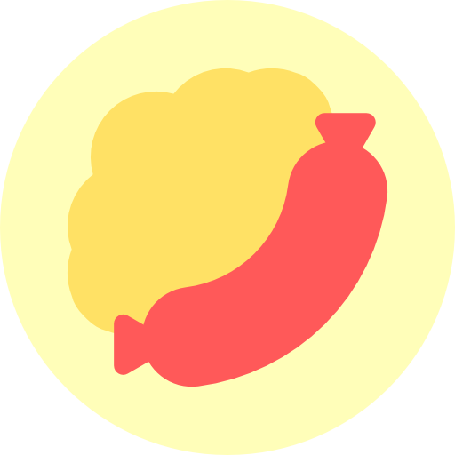 salchicha Basic Straight Flat icono