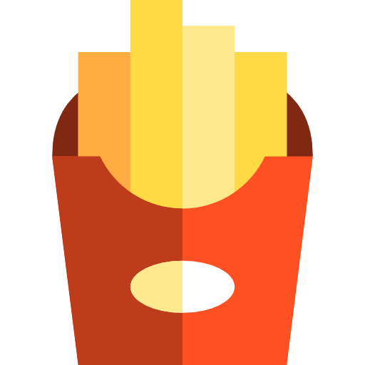 patatine fritte Basic Straight Flat icona