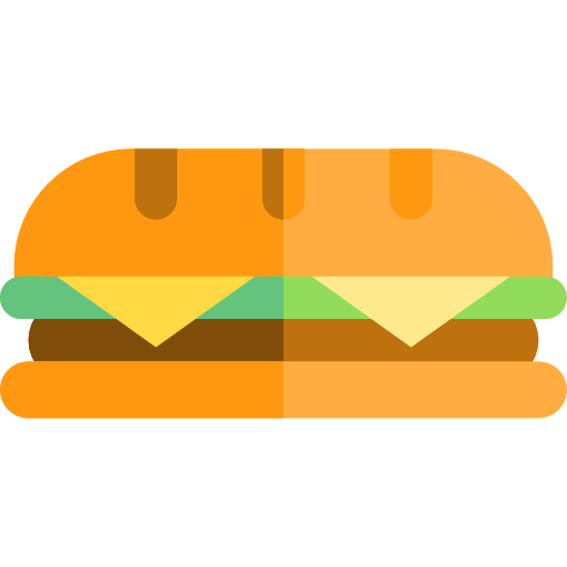 sandwich Basic Straight Flat icon