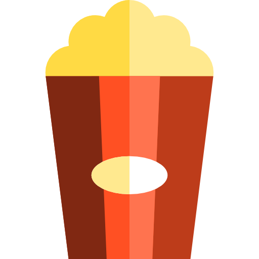 Popcorn Basic Straight Flat icon