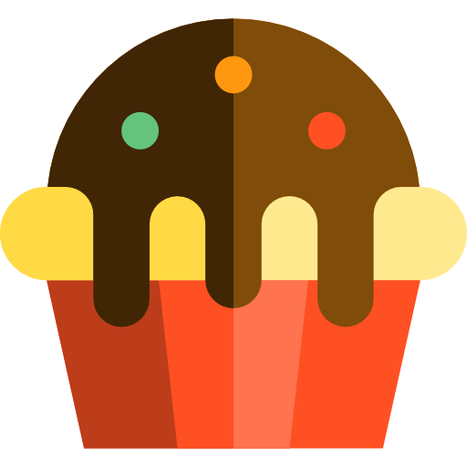 muffin Basic Straight Flat icon