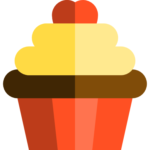 cupcake Basic Straight Flat icon