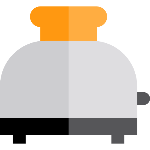 tosti apparaat Basic Straight Flat icoon
