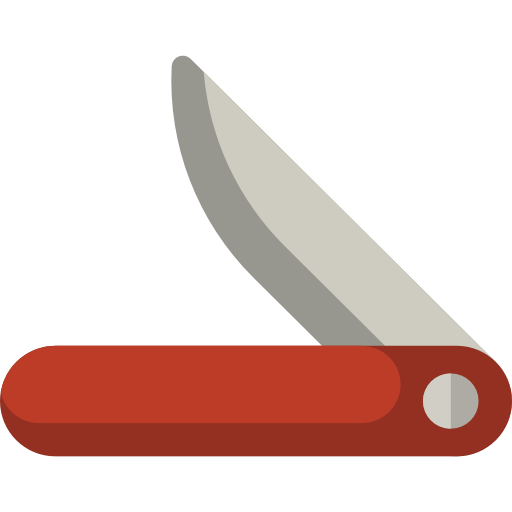 couteau de poche Special Flat Icône