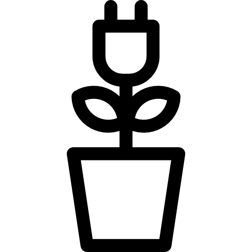 rośliny Basic Rounded Lineal ikona