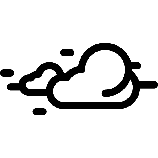 Cloudy Basic Rounded Lineal icon