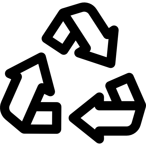 recykling Basic Rounded Lineal ikona