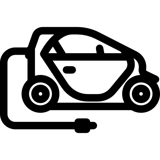 電気自動車 Basic Rounded Lineal icon