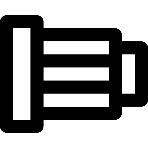 lentille Basic Rounded Lineal Icône