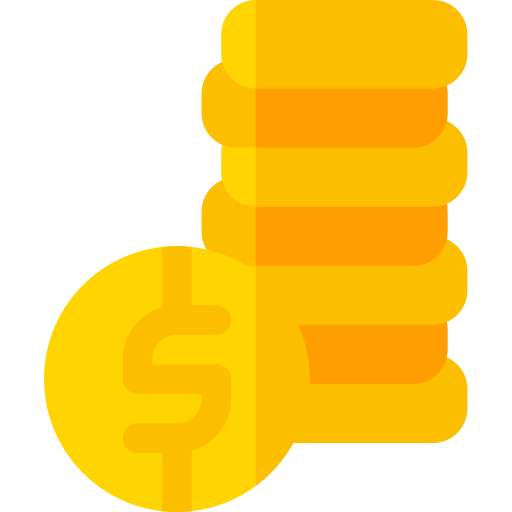 moneda Basic Rounded Flat icono