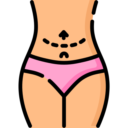 abdomen Special Lineal color Icône