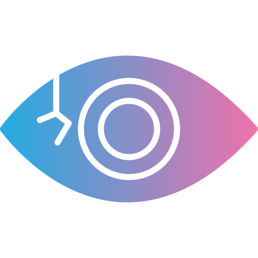 Eyeball Generic gradient fill icon