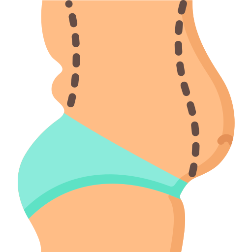 Abdominoplasty Special Flat icon