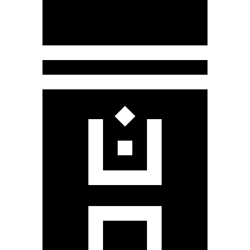 cestino Basic Straight Filled icona