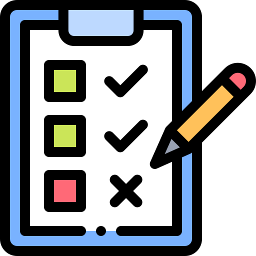 Check list Detailed Rounded Lineal color icon