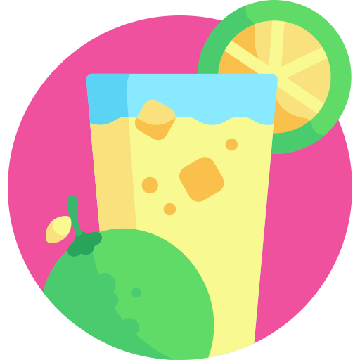 Lemon juice Detailed Flat Circular Flat icon