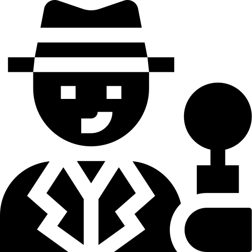 detektyw Basic Straight Filled ikona