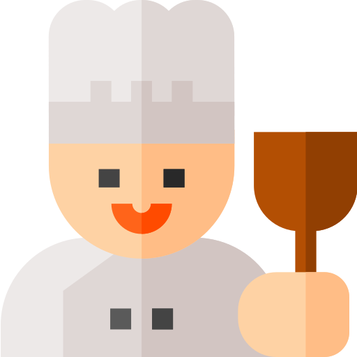 chef Basic Straight Flat Icône