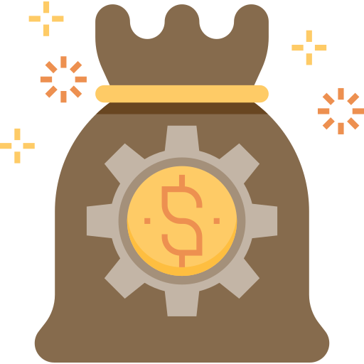 Money bag Amethys Design Flat icon