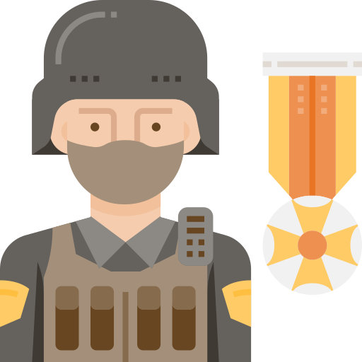 Soldier Amethys Design Flat icon
