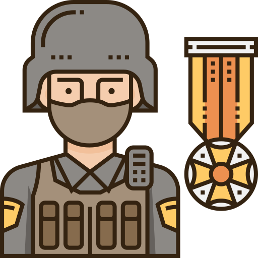 Soldier Amethys Design Lineal Color icon