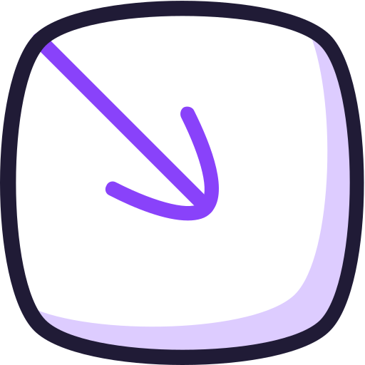 flecha diagonal Generic color lineal-color icono