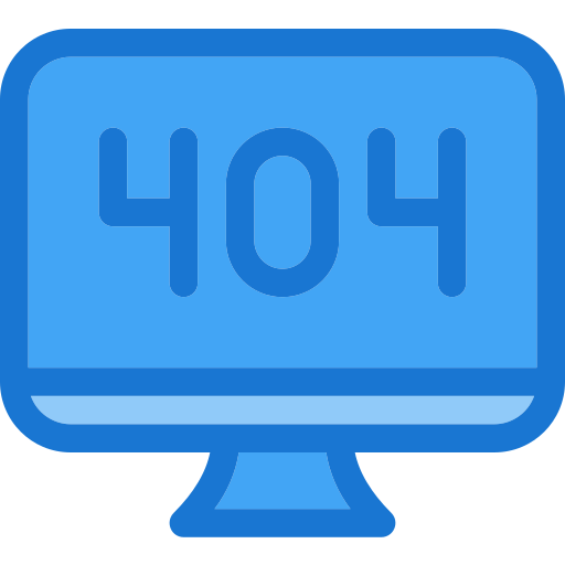 foutmelding 404 Deemak Daksina Blue icoon