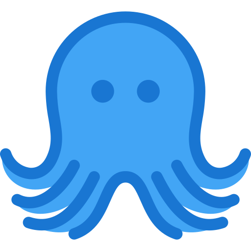 octopus Deemak Daksina Blue icoon