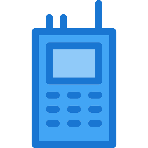 walkie-talkie Deemak Daksina Blue icoon