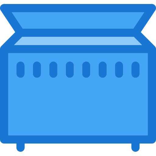 Contenedor de basura Deemak Daksina Blue icono