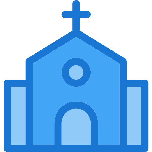 Igreja Deemak Daksina Blue Ícone