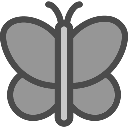 나비 Deemak Daksina Grey icon